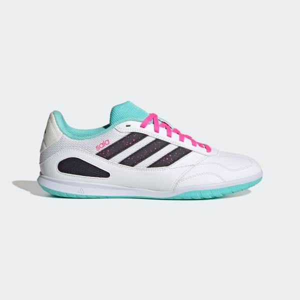 Order Adidas Super Sala Competition 3 室內足球鞋 白色/黑色/閃電藍 JR5397