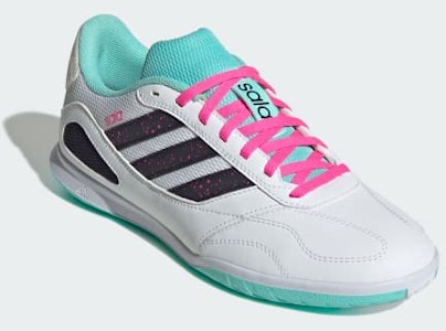 Adidas Super Sala Competition 3 Kasut Futsal Putih/Aurora Hitam/Flash Aqua JR5397 Purchase Adidas Super Sala Competition 3 Kasut Futsal Putih/Aurora Hitam/Flash Aqua JR5397