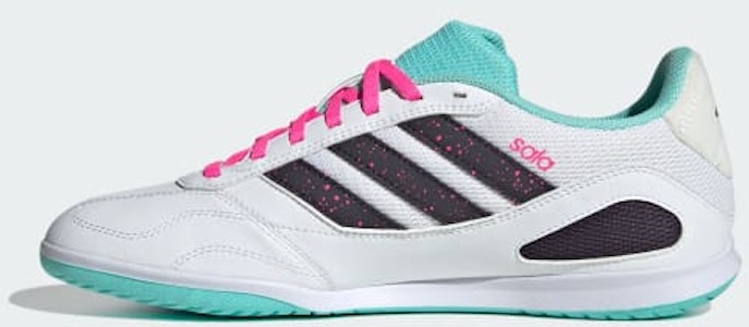 Adidas Super Sala Competition 3 Kasut Futsal Putih/Aurora Hitam/Flash Aqua JR5397 Sizing Adidas Super Sala Competition 3 Kasut Futsal Putih/Aurora Hitam/Flash Aqua JR5397