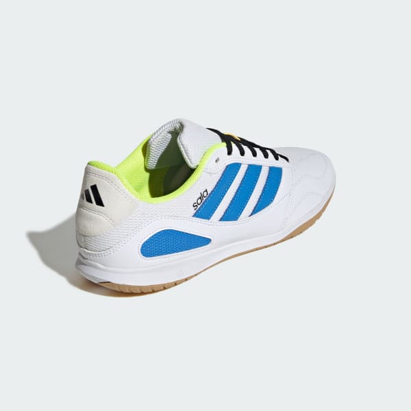 Details for Adidas Super Sala Competition III Kasut Futsal Putih/Biru/Lucid/Solar Kuning. JP6988