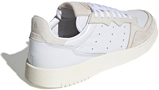 adidas Originals Super Court 復古休閒 低幫 板鞋 男女同款 米白色 Lookbook adidas Originals Super Court 復古休閒 低幫 板鞋 男女同款 米白色