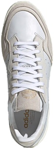 adidas Originals Super Court 復古休閒 低幫 板鞋 男女同款 米白色 Shop adidas Originals Super Court 復古休閒 低幫 板鞋 男女同款 米白色
