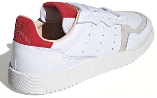 adidas Supercourt '白色红色' EF9181 Lookbook adidas Supercourt '白色红色' EF9181