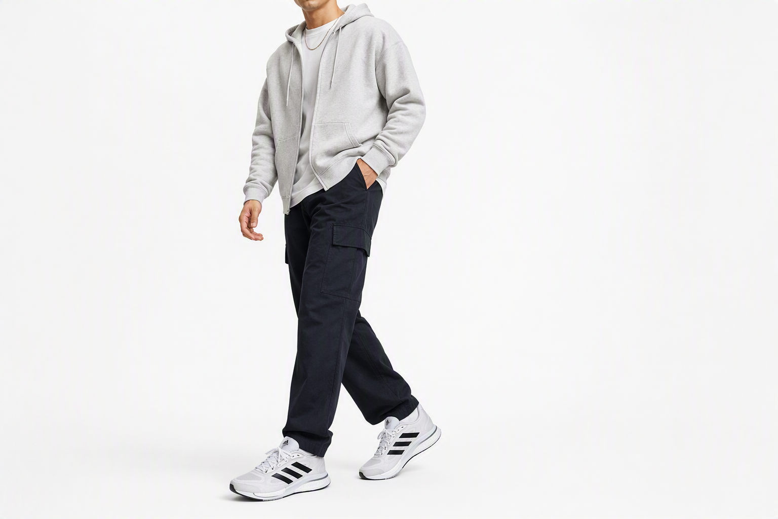 Order adidas Supernova+ '白灰' H04482