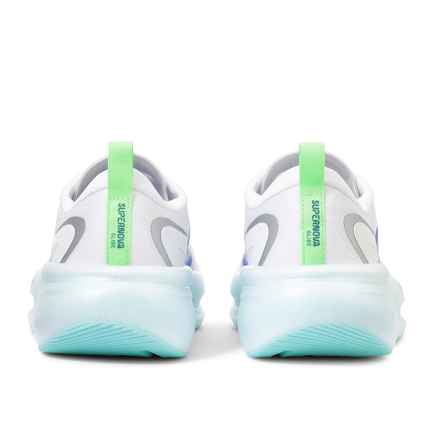 Shop adidas Supernova Glide 跑鞋/藍色/萊姆綠 KJ8758