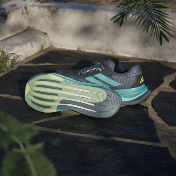 Lookbook Adidas Supernova Prima 2 運動鞋 深灰/薄荷綠/亮黃 JR3197