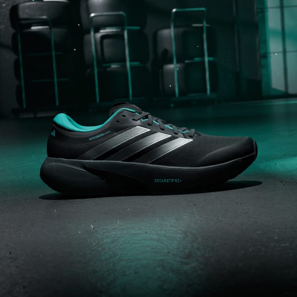 Shop 愛迪達 Supernova Rise 3 梅賽德斯 AMG Petronas F1 黑銀薄荷跑鞋 KJ3671