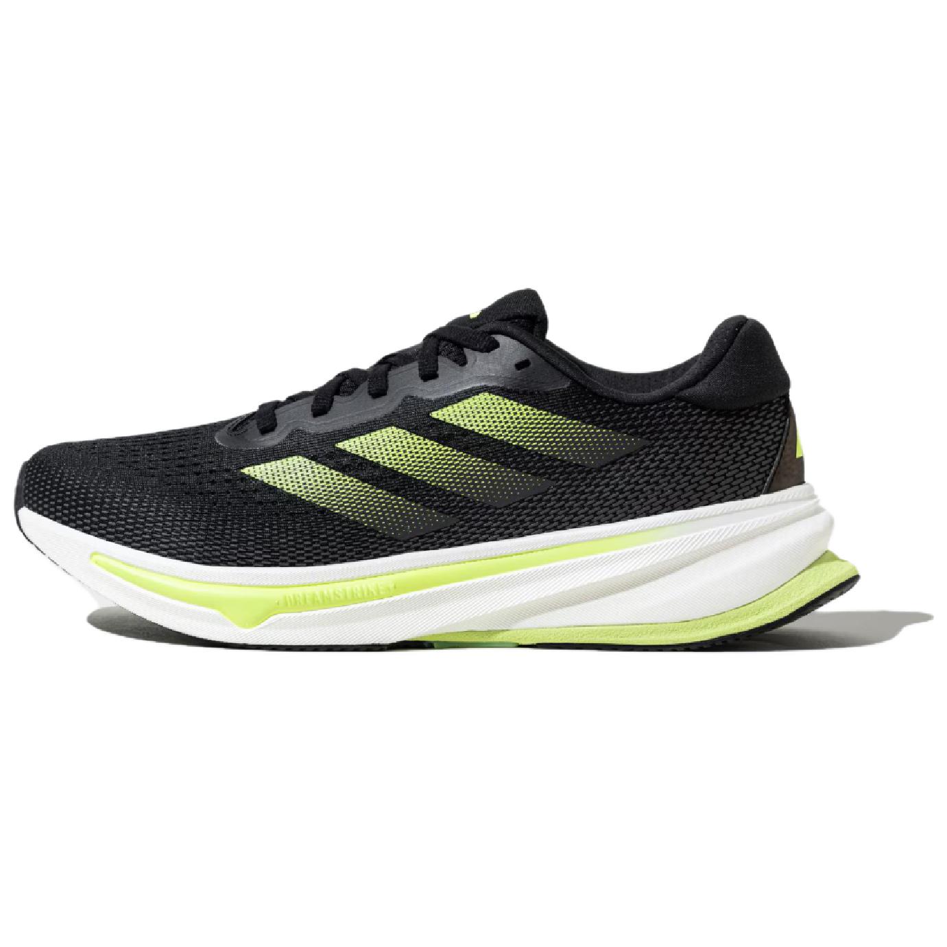 adidas Supernova Rise Black Low-Top Running Shoes - Soft & Comfortable JH9628