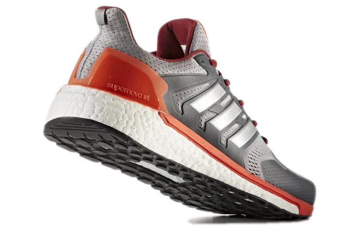 Shop adidas Supernova ST 跑步 运动 舒适 耐磨 低筒 跑鞋 男款 灰橙