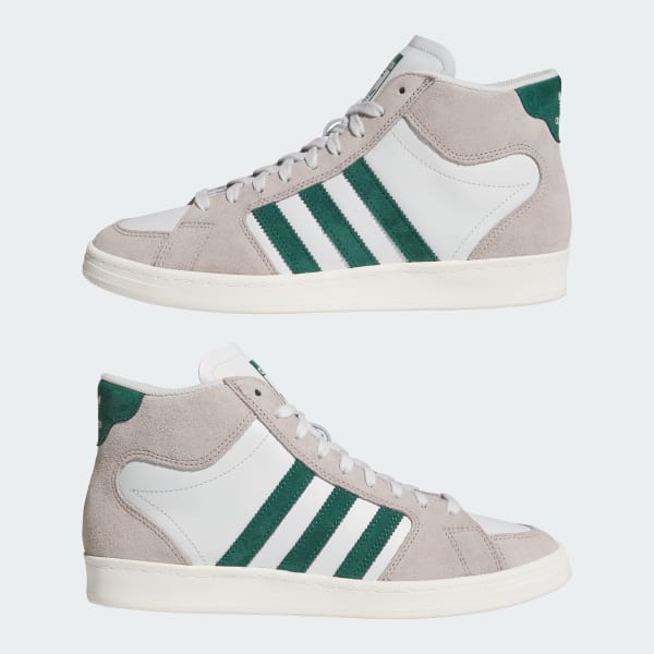 Sizing 아디다스 슈퍼스케이트 스니커즈 클리어 그라나이트/컬리지에이트 그린/크리스탈 화이트 JH8155