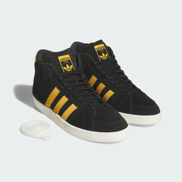 Cheap adidas SuperSkate 休閒鞋 核心黑/復古黃/米白 KJ3831