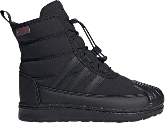 Adidas superstar grade school black cheap