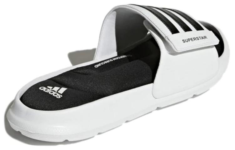 Lookbook 阿迪达斯Superstar 3G拖鞋‘黑白’ G61951