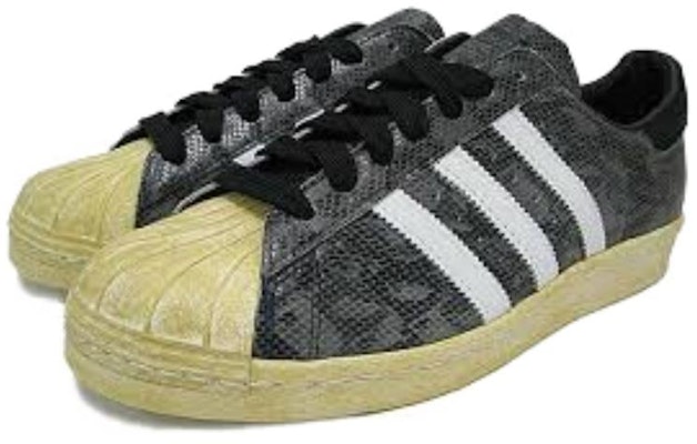 adidas Superstar 80S 'Hitam' G95846 Lookbook adidas Superstar 80S 'Hitam' G95846