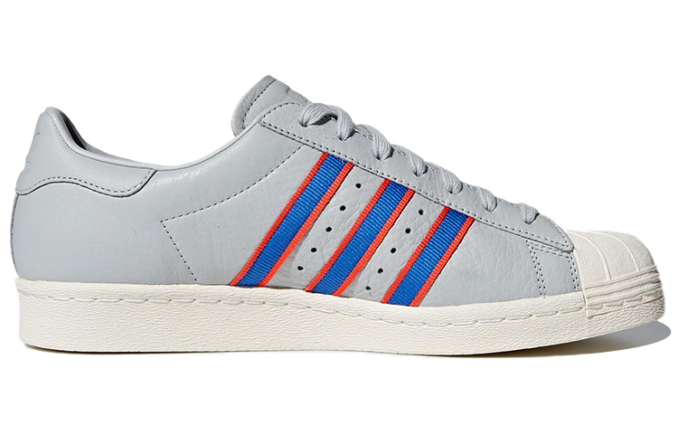 Order adidas Superstar 80S ''Grau Blau Rot'' CQ2657