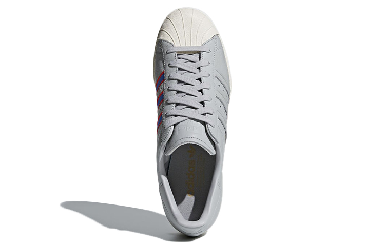 Purchase adidas Superstar 80S ''Grau Blau Rot'' CQ2657