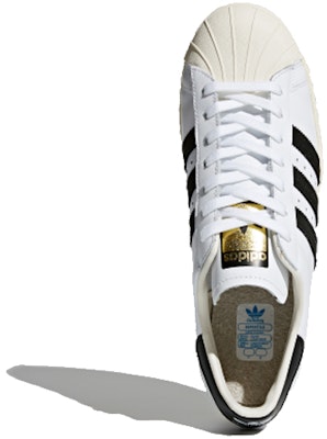 阿迪达斯 SuperStar 80s "白色" G61070 Lookbook 阿迪达斯 SuperStar 80s "白色" G61070