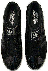 아디다스 슈퍼스타 80s 메탈 토 "포니 헤어 블랙" B26314 Shop 아디다스 슈퍼스타 80s 메탈 토 "포니 헤어 블랙" B26314