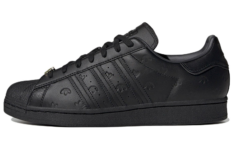 adidas Superstar 'Allover Debossed Trefoils - Black' GY0026