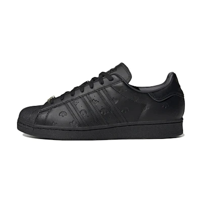 adidas Superstar 'Allover Debossed Trefoils - Black'