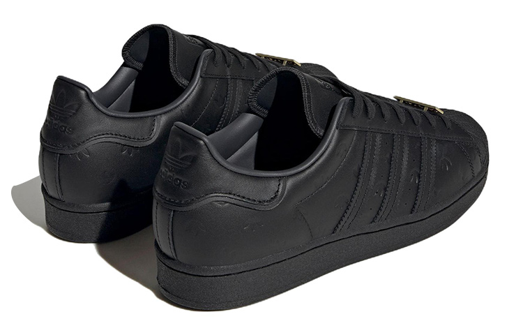 Lookbook adidas Superstar 'Corak Trefoil Timbul - Hitam' GY0026
