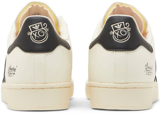 阿迪达斯Superstar '安德烈·萨赖瓦' 白粉黑配色 GZ2203 Details for 阿迪达斯Superstar '安德烈·萨赖瓦' 白粉黑配色 GZ2203