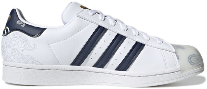 アディダス スーパースター "バンダナ" (白/紺) GX3655 Order アディダス スーパースター "バンダナ" (白/紺) GX3655