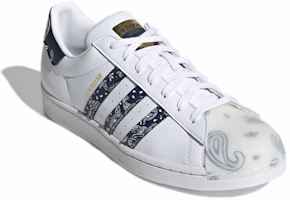 阿迪达斯 三叶草 贝壳头 'Bandana 白海军蓝' GX3655 Lookbook 阿迪达斯 三叶草 贝壳头 'Bandana 白海军蓝' GX3655