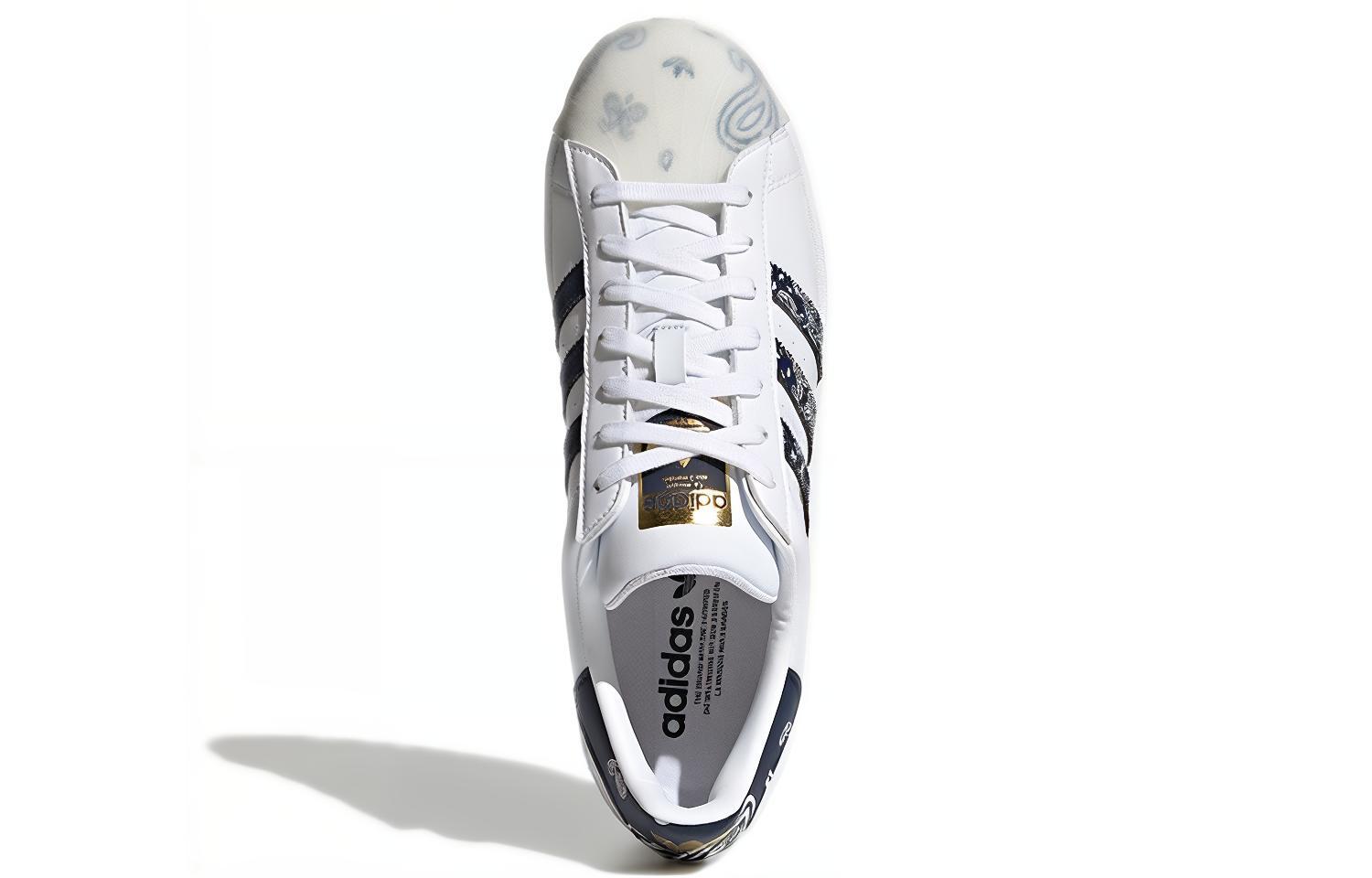 Purchase 阿迪达斯 三叶草 贝壳头 'Bandana 白海军蓝' GX3655