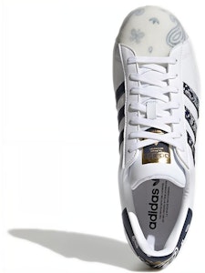 アディダス スーパースター "バンダナ" (白/紺) GX3655 Purchase アディダス スーパースター "バンダナ" (白/紺) GX3655