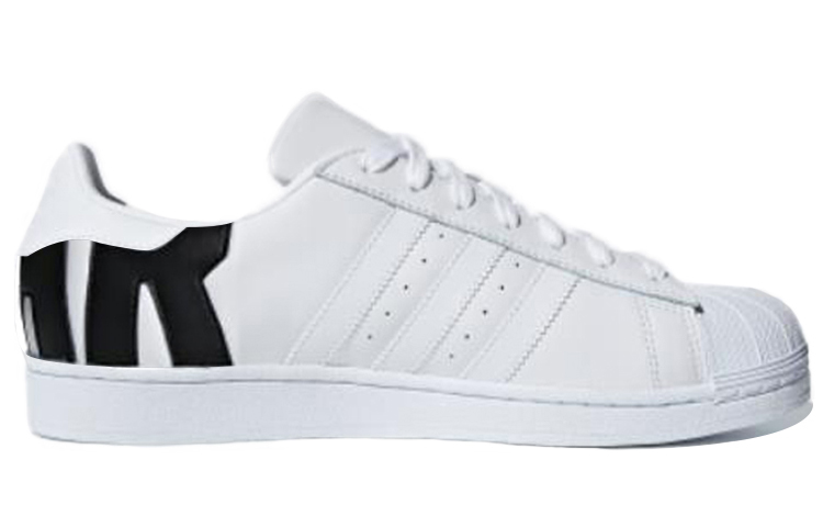 Order adidas originals Superstar 防滑耐磨 低筒 帆布鞋 男女通用 黑白色
