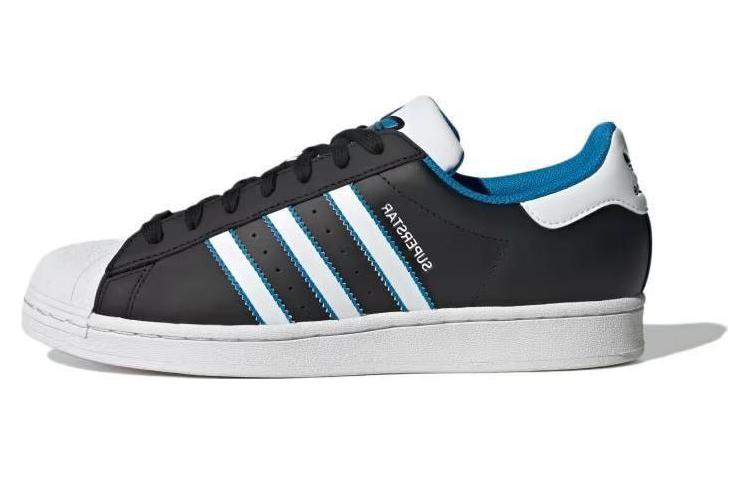 adidas Superstar 'Black Bright Blue'