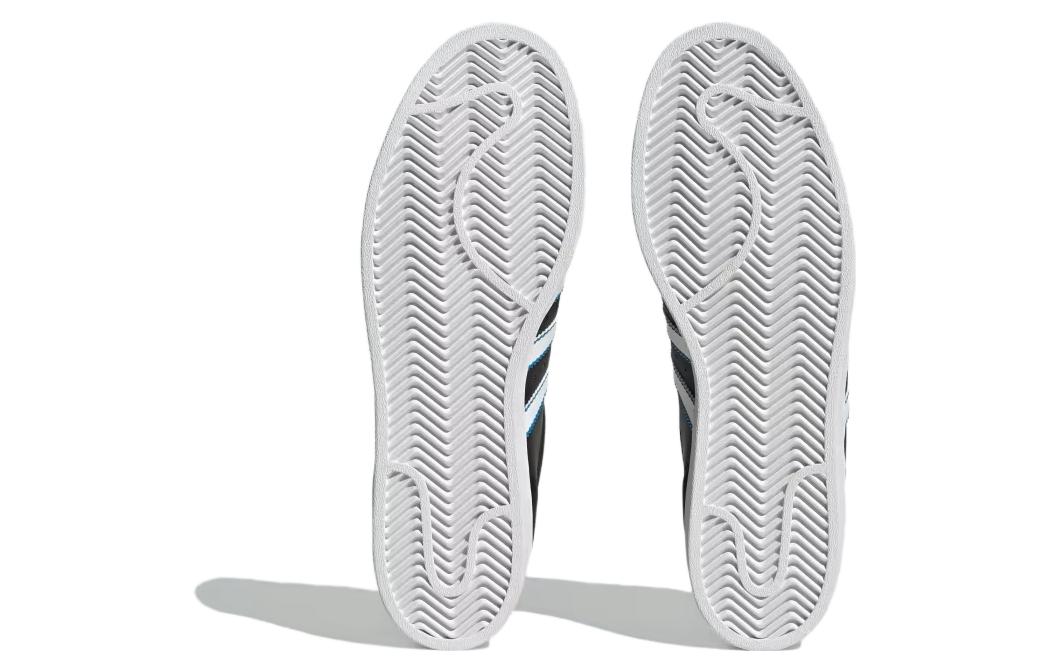 adidas Superstar 'Black Bright Blue' 圖 5