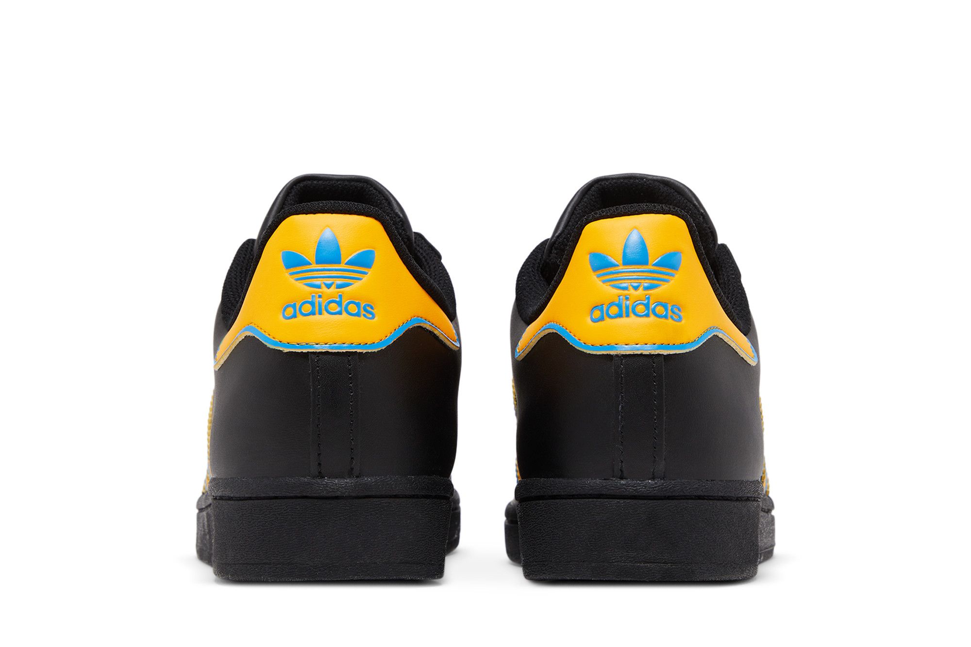 Details for adidas Superstar 'Black Gold Blue' FZ5892