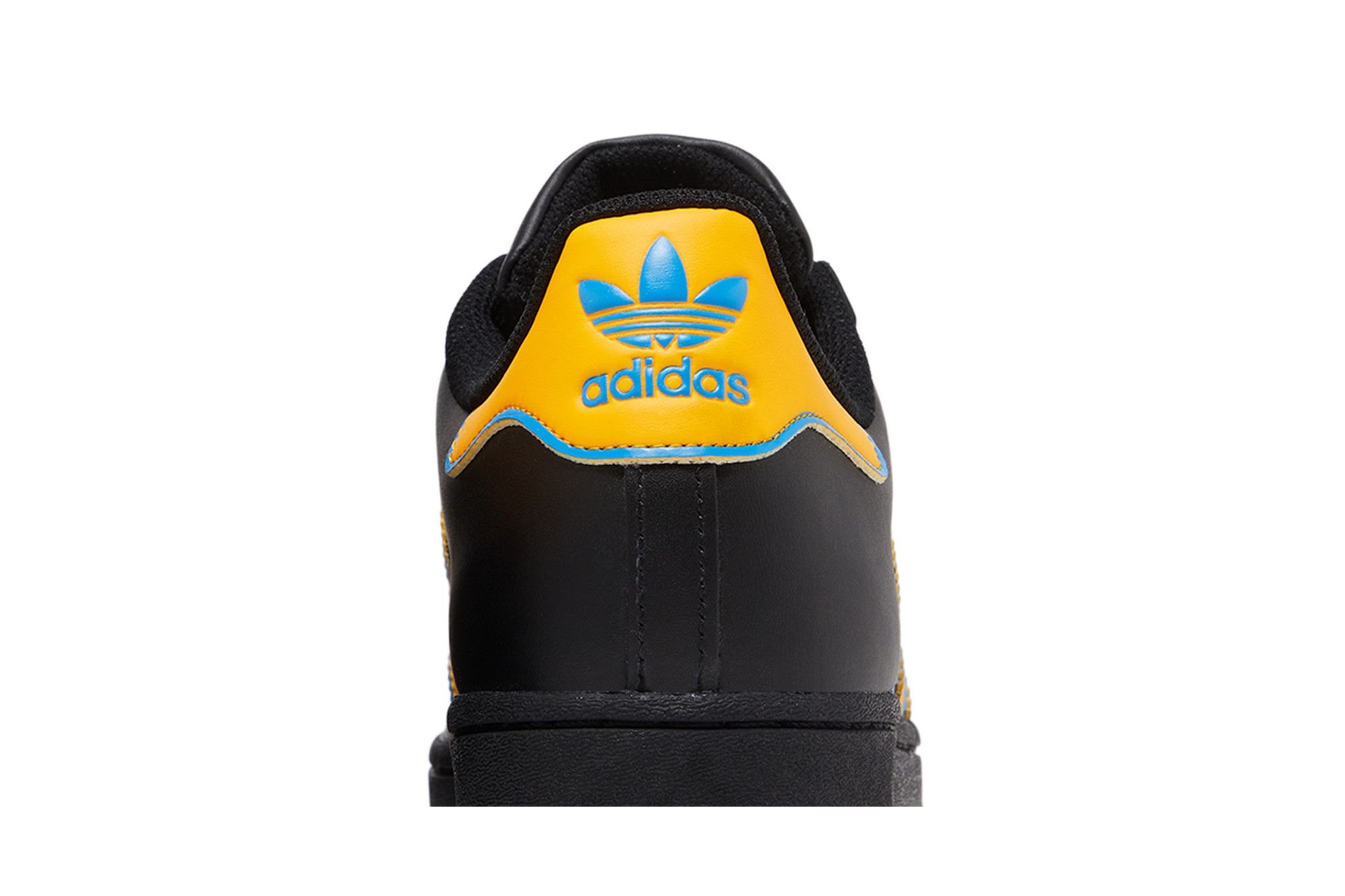 Sizing adidas Superstar 'Black Gold Blue' FZ5892