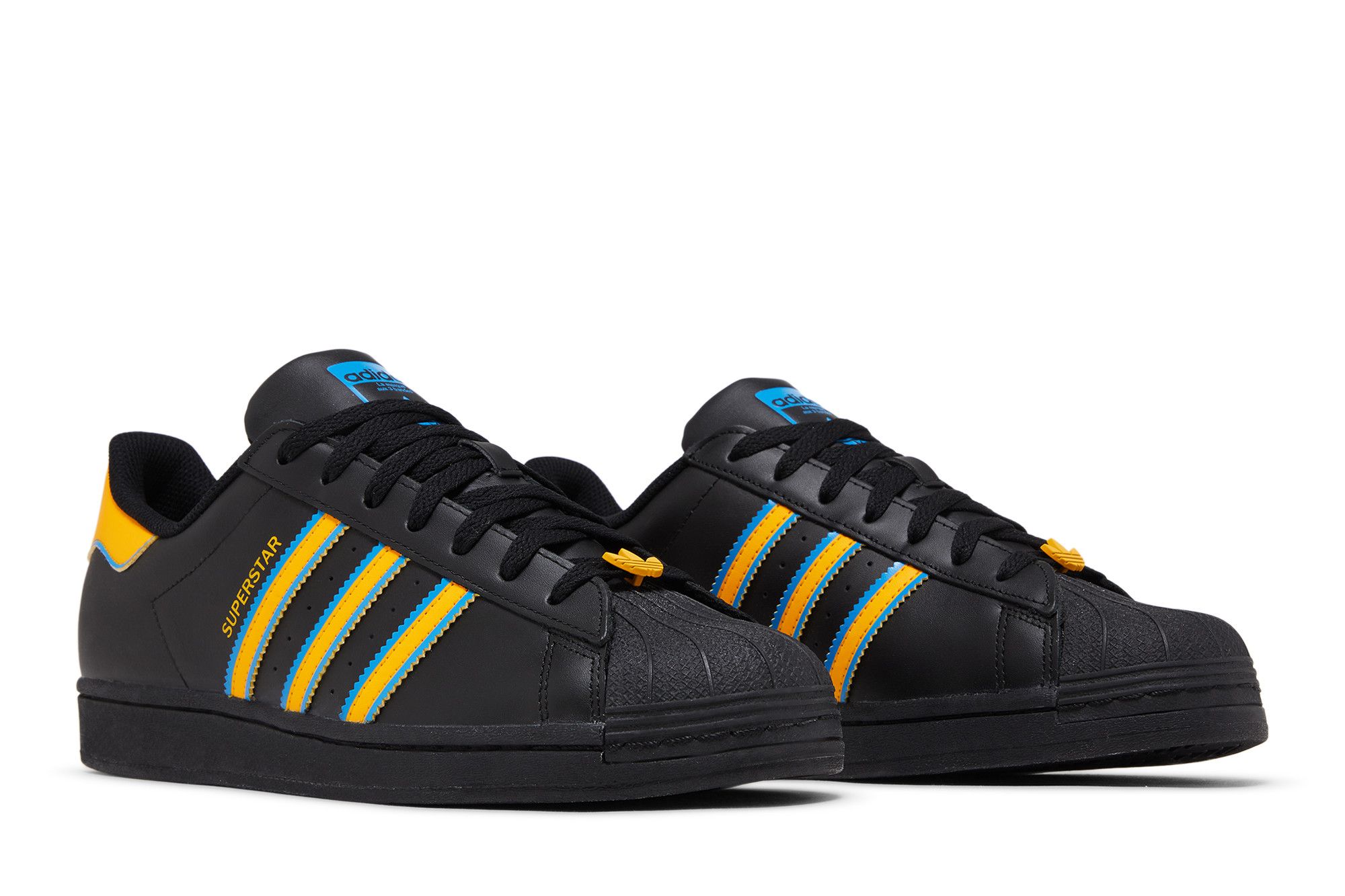 Cheap adidas Superstar 'Black Gold Blue' FZ5892