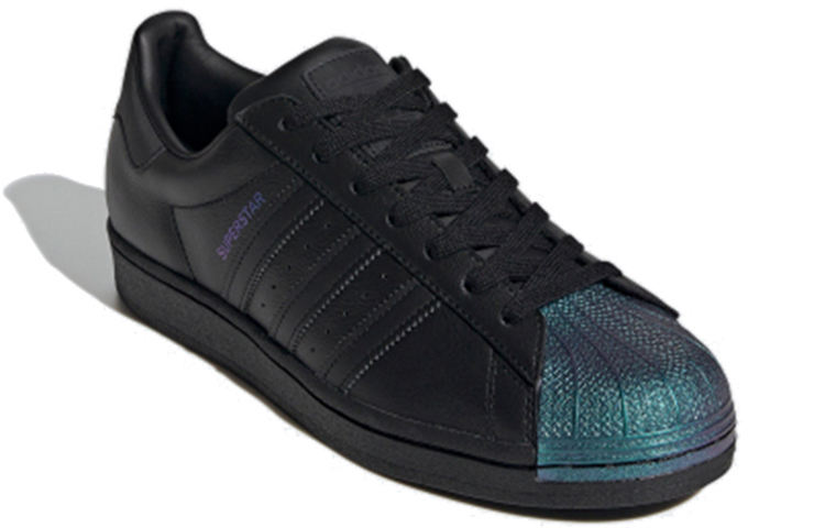 Lookbook adidas originals Superstar 防滑輕便 低筒 板鞋 男女款 黑藍