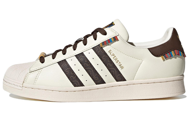 adidas Superstar 'Chalk White Brown'