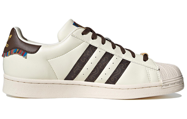 adidas Superstar 'Chalk White Brown' 圖 2