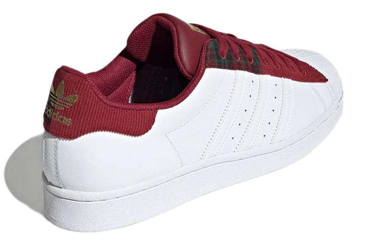 adidas Superstar 'Collegiate Burgundy Patchwork' 圖 4