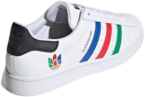 아디다스 슈퍼스타 '컬러풀 트레포일 - 클라우드 화이트' FU9521 Shop 아디다스 슈퍼스타 '컬러풀 트레포일 - 클라우드 화이트' FU9521