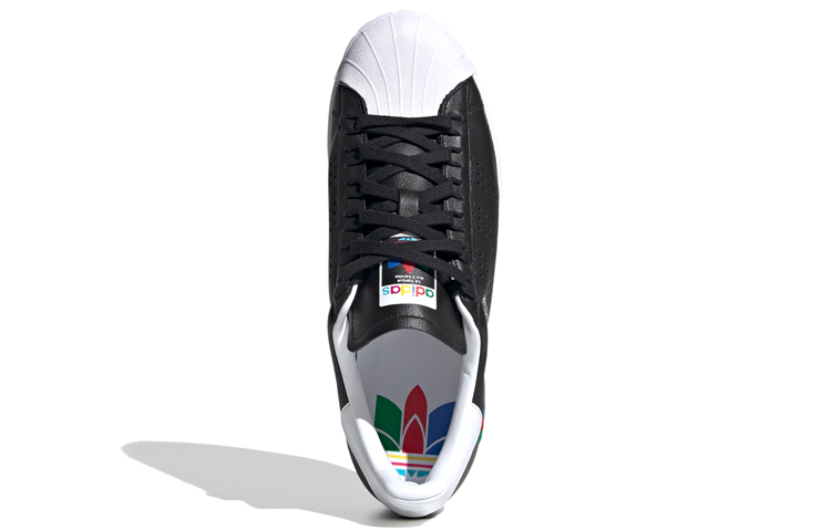 Purchase adidas originals Superstar 貝殼頭鋸齒三條紋 低筒 膠皮鞋 男款 黑彩