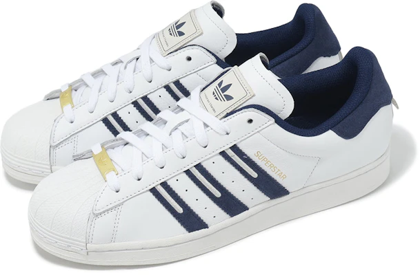 adidas Superstar 'Embroidered Indigo Stripes' ID1373 Lookbook adidas Superstar 'Embroidered Indigo Stripes' ID1373