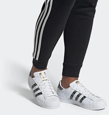 adidas originals Superstar 貝殼頭 復古休閒 防滑輕便 低筒 板鞋 男女同款 灰白 Sizing adidas originals Superstar 貝殼頭 復古休閒 防滑輕便 低筒 板鞋 男女同款 灰白