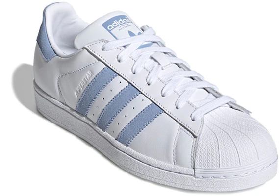 adidas originals Superstar 潮流 滑板鞋 男女皆宜 白淡藍 Lookbook adidas originals Superstar 潮流 滑板鞋 男女皆宜 白淡藍