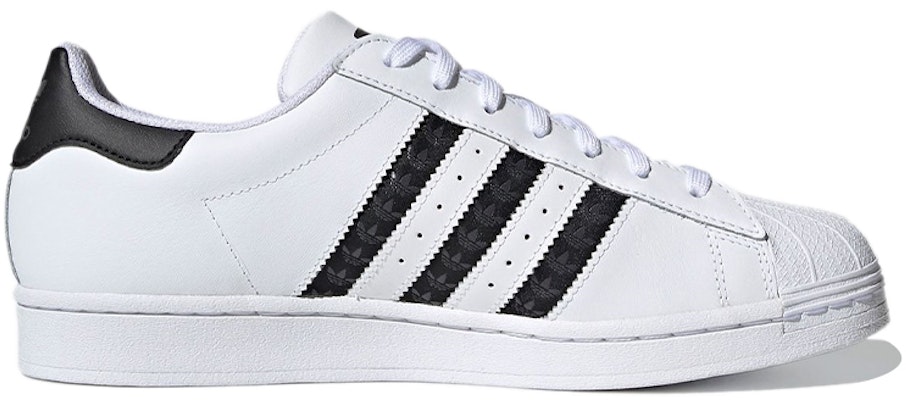 adidas Superstar 'Garis Logo - Putih Hitam' H68101 Order adidas Superstar 'Garis Logo - Putih Hitam' H68101
