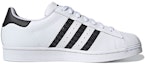 Order adidas Superstar 'Garis Logo - Putih Hitam' H68101