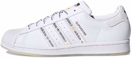 adidas Superstar 'Logo Stripes - White Bright Green' GX2990 adidas Superstar 'Logo Stripes - White Bright Green' GX2990