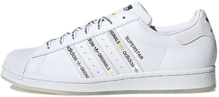 adidas Superstar 'Logo Stripes - White Bright Green' GX2990 Buy adidas Superstar 'Logo Stripes - White Bright Green' GX2990