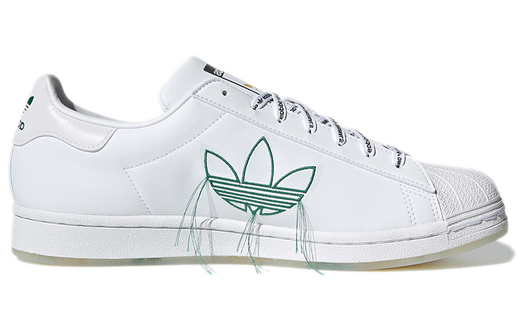 Order adidas Superstar 'Logo Stripes - Putih Hijau Cerah' GX2990